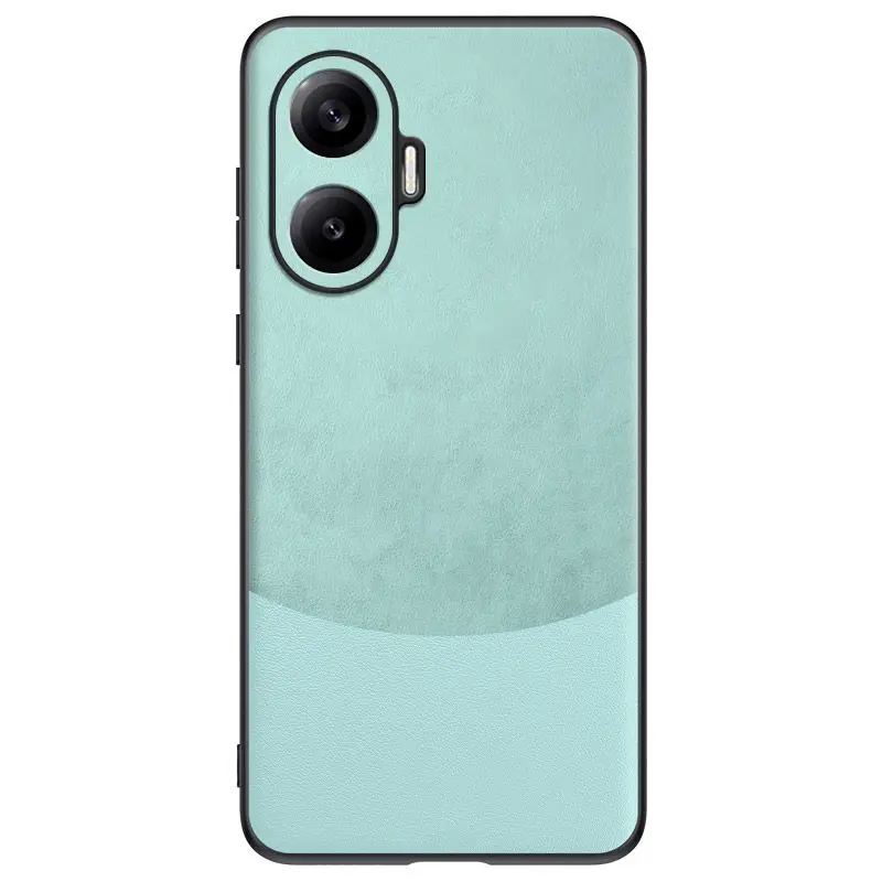 

Case For POCO F7 X7 Ultra Pro Simple Two-tone Lens Protection Skin-friendly Leather Cover For X7 Pro Shockproof Bumper Funda
