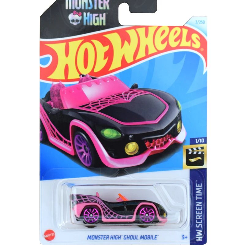 Hot Wheels samochód 2024 E Case 1:64 Diecast zabawki dla chłopców Monster High Ford Mustang szybka i wściekła ładowarka do lodu Mercedes Benz prezent