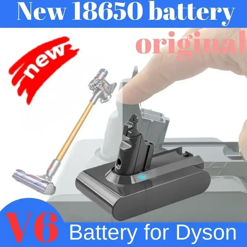 

Литий-ионный аккумулятор 21,6 в 12800 мАч для пылесоса Dyson V6 DC58 DC59 DC61 DC62 DC74 SV09 SV07 SV03 965874-02
