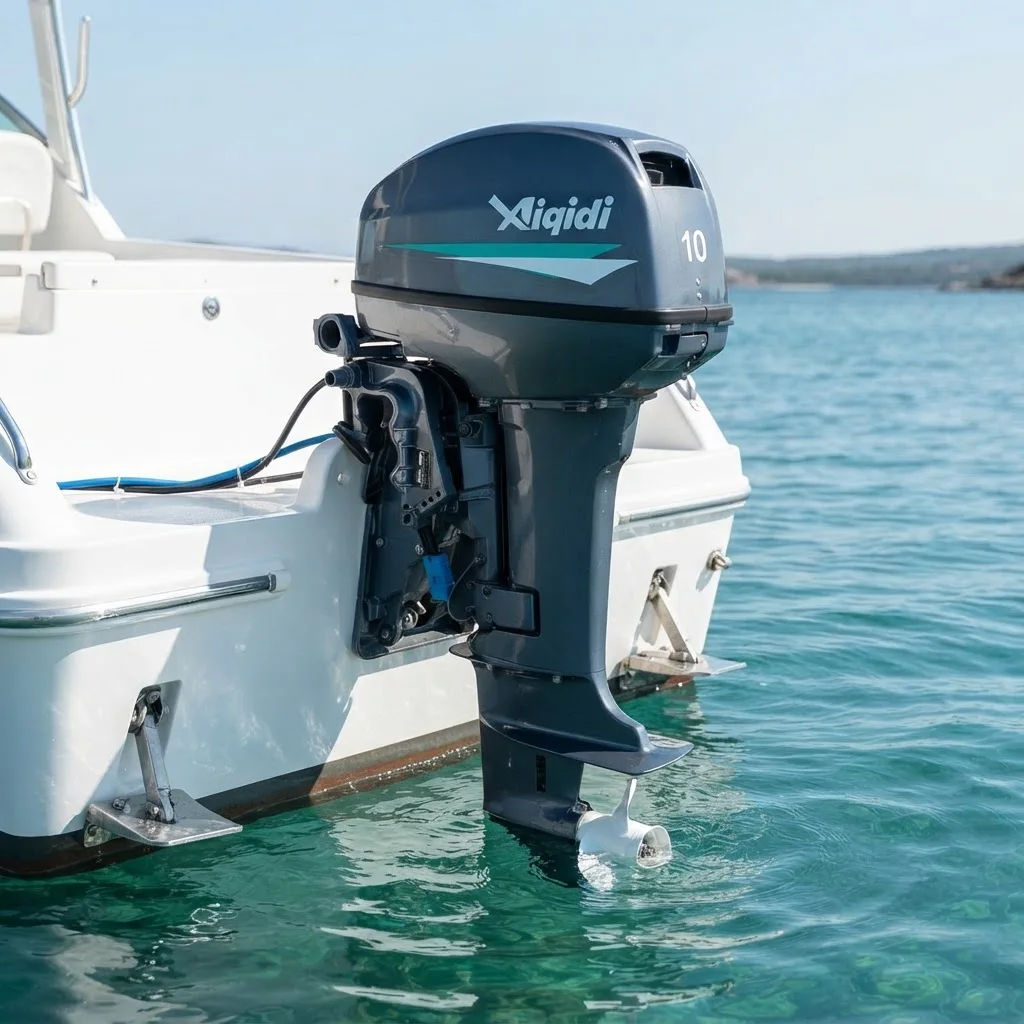 AIQIDI 10HP 72V Electric Boat Motors Water Cooled Motor 7.3KW Tiller/remote Control Outboard Engine Long/Short Shaft Boat Motor