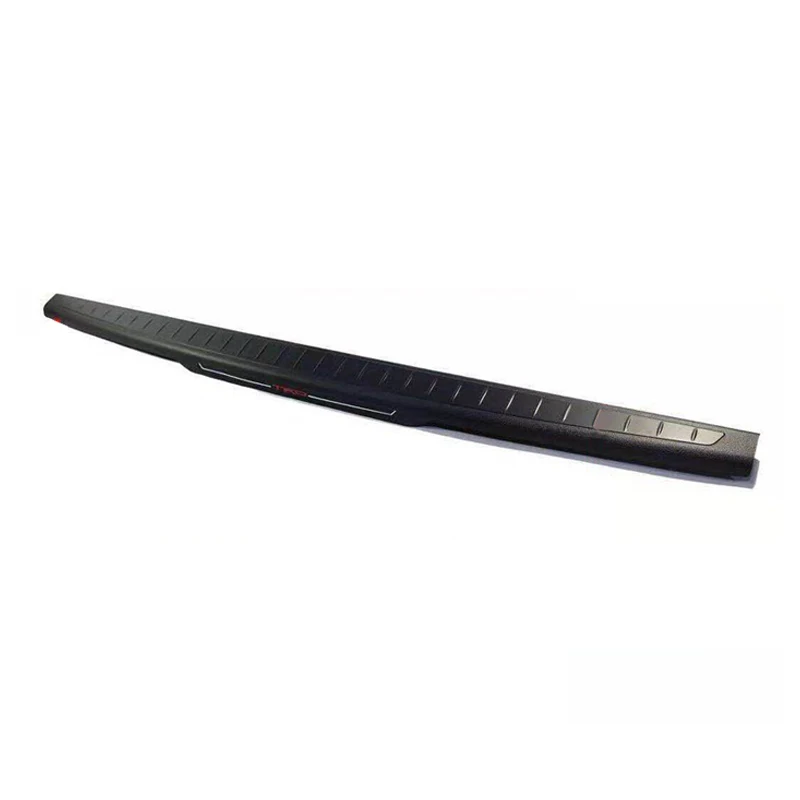 Stainless Steel And ABS Plastic Material Rear Rail Guard Bed Liner Strip For Hilux Revo Rocco