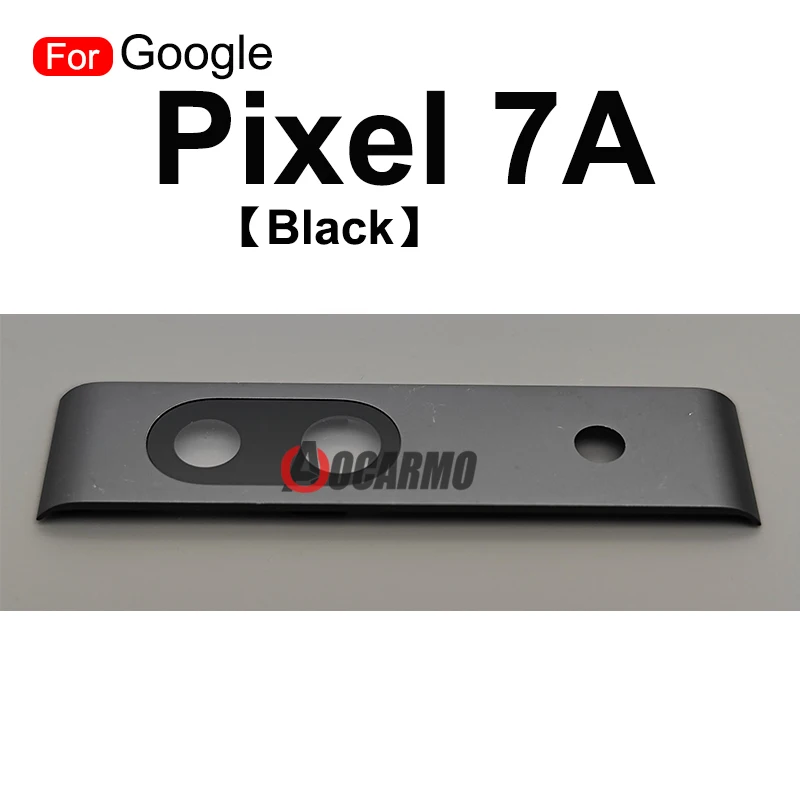 For Google Pixel 7A Rear Back Camera Lens With Frame Black White Blue Orange Replacement Parts