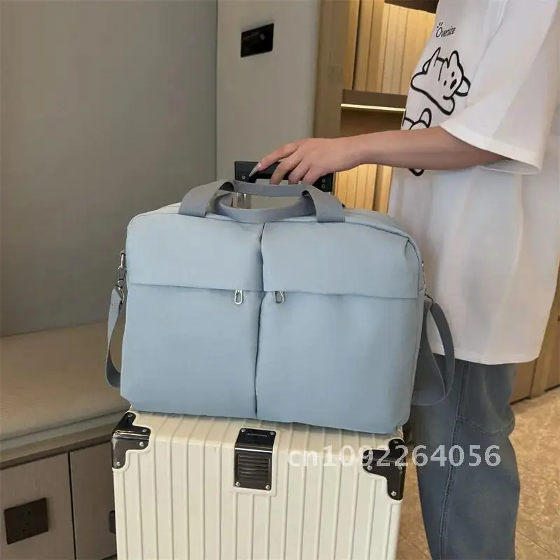 Travel Handbag Large Capacity Trolley Case Handbag Sports Weekend Luggage Bag XA45CC Short Distance Backpack Expansion Storage