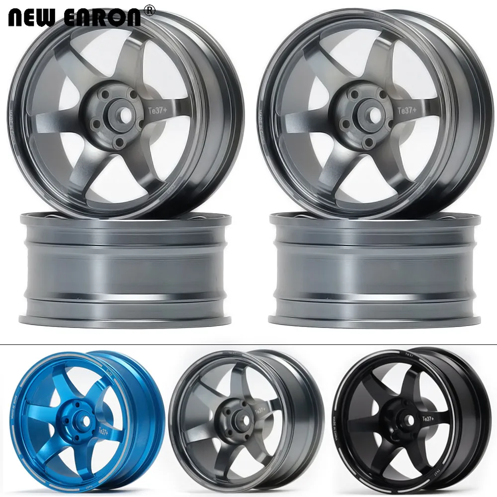 NEW ENRON 4P Metal Aluminum Alloy Wheel Rim 6MM Offset For RC 1/10 On-Road Drift Traxxas HSP Tamiya HPI Kyosho RedCat SAKURA