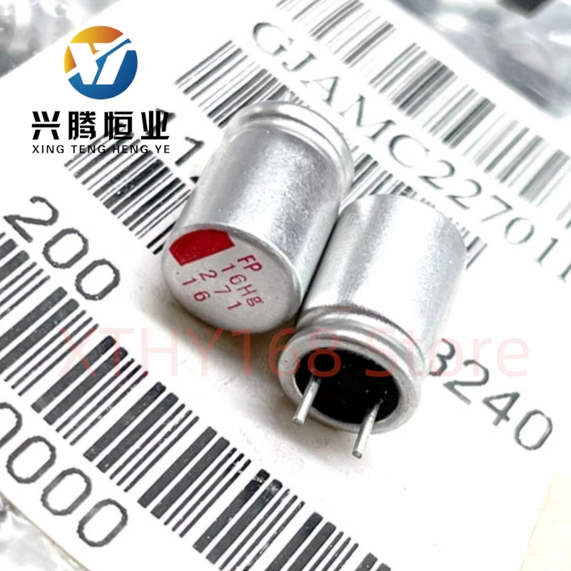 Solid State Capacitor Aluminium Electrolytic Capacitor 16v 270uf 271 Fp Copper Pin