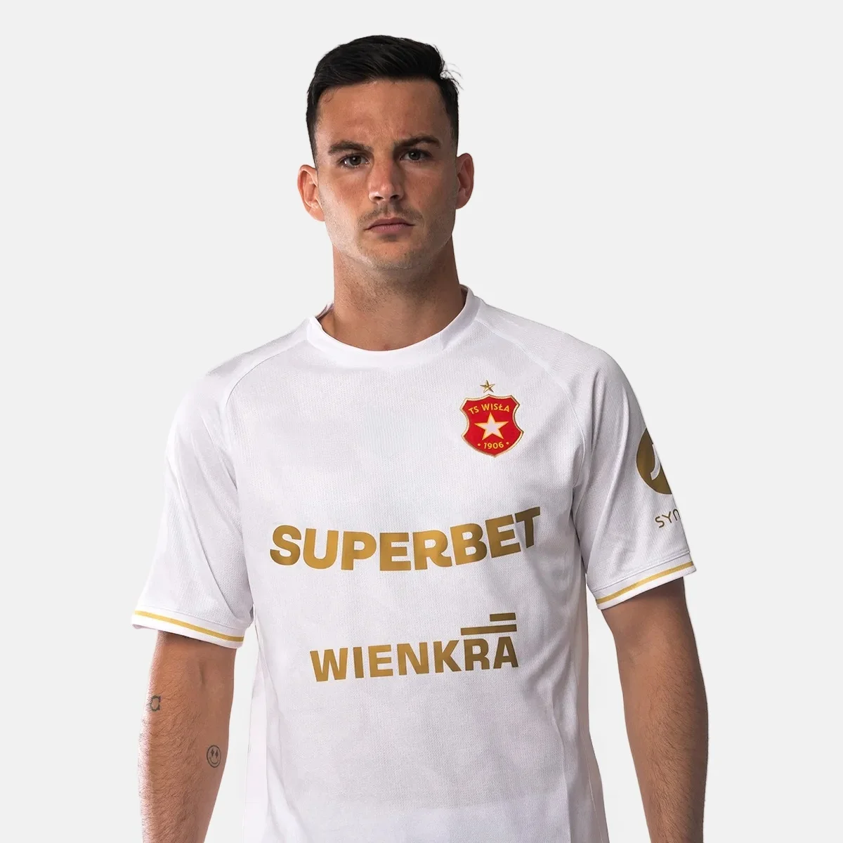 2026 Neues Wisła Kraków 3D-gedrucktes Fußballtrikot für Herren, Sommer-Sport-Outdoor-T-Shirt, atmungsaktiv, schnelltrocknend, Streetwear-Kleidung – Detail 2