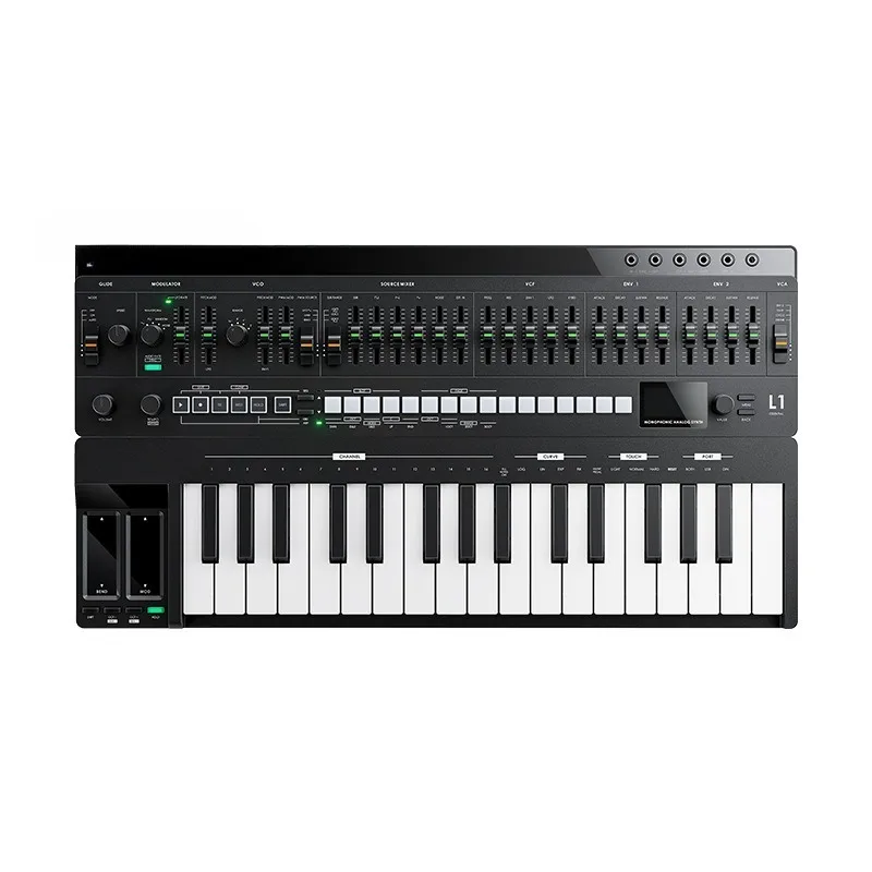 Analog Synthesizer Removable 32-key monophonic portable 64-step sequencer