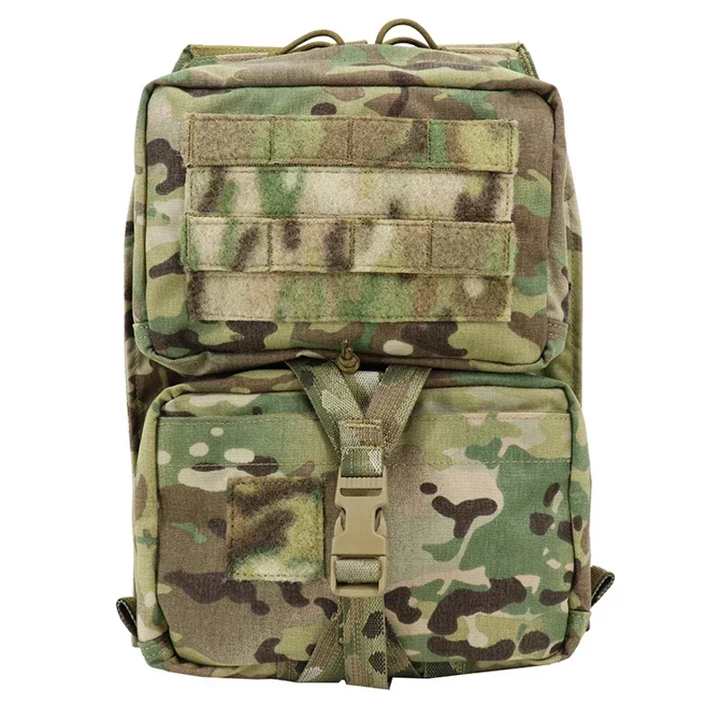 

Tactical Plate Carrier Backpack Airsoft Multicam Molle Hydration Bag Vest Gear Hunting Removable Medical Pouch