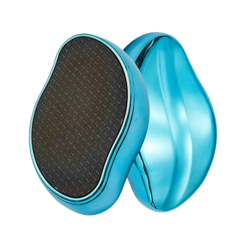 

Нано-стеклянная шлифовальная машинка для ног для удаления омертвевшей кожи и мозолей, шлифовальный камень для пяток, двухсторонняя пилка для ног из нержавеющей стали