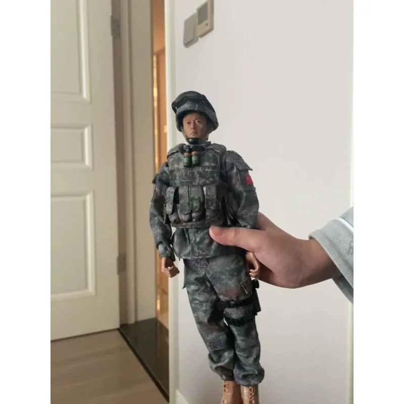 Brinquedos em escala 1/6, pessoal militar chinês, modelo de guerreiro de assalto oriental para figura de ação de 12 polegadas, coleção de decoração de cena