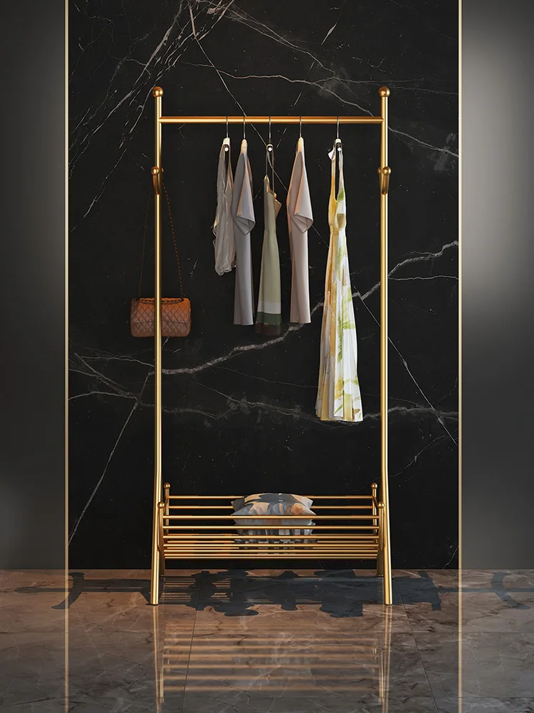 Herringbone Coat Rack Nano Gold Coating Clothes Rack