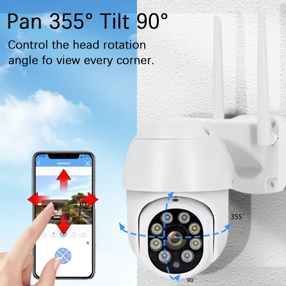 Tuya 5MP Solar Battery 4G Sim Card Wireless PTZ Security Camera Outdoor Auto tracking Wifi CCTV Surveillance Camera Smart life