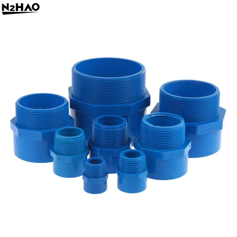 1PC ID 25-110mm PVC Male Thread Straight Connector Aquarium Fish Tank Feedwater Joint Garden Irrigation Tube Water Pipe Adapter