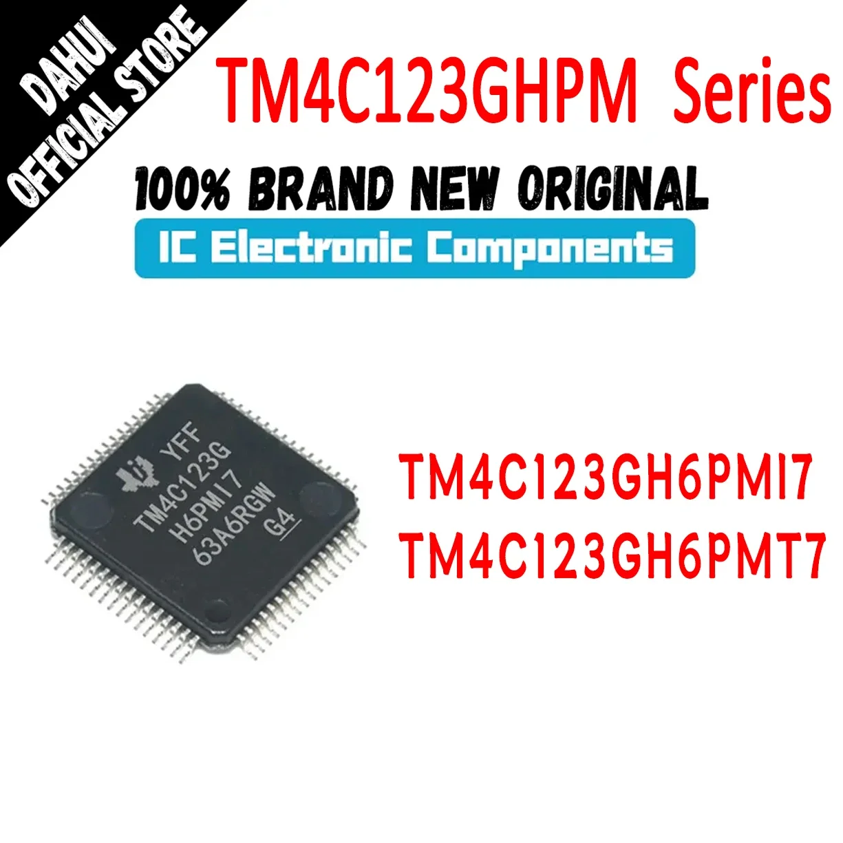 TM4C123GH6PMI7 TM4C123GH6PMT7 TM4C123GH6PMI TM4C123GH6 TM4C123GH TM4C123 TM4C IC MCU Chip LQFP64 100% New Origin in Stock