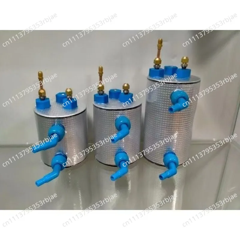1P 0.5P Fish Tank Pure Titanium Tube Bubble Evaporator Chiller Seafood Pool Titanium Barrel Heat Exchanger