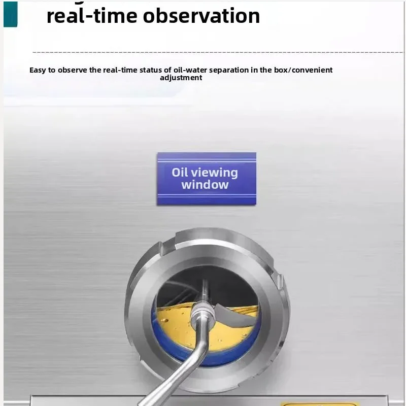 

Hot Pot Restaurant Special Oil and Water Separator Heatable Oil Water Separator with Residue Collection Commercial Catering