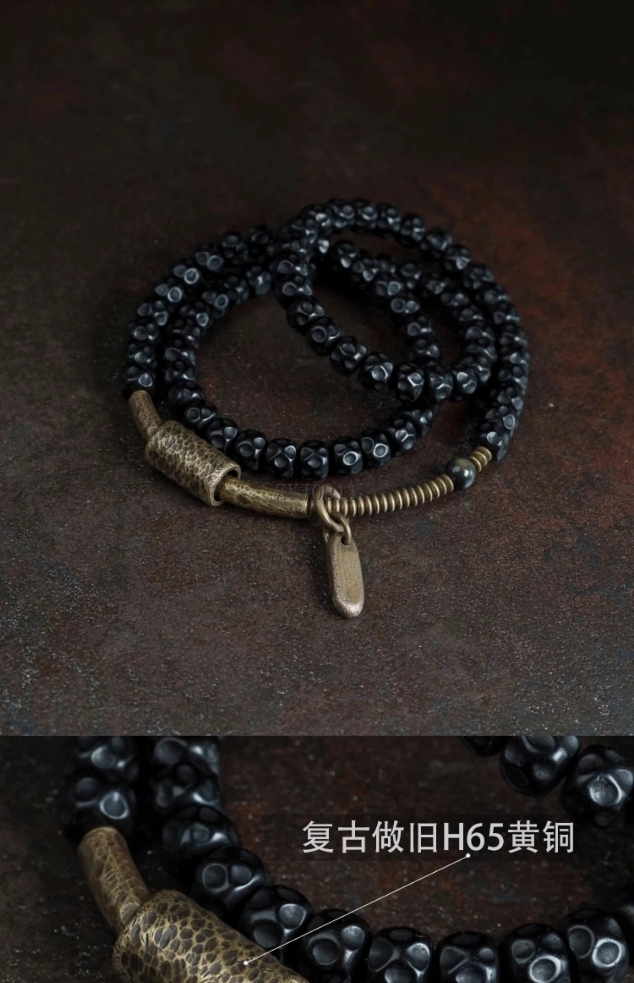 手作りココナッツ茎ブレスレット二層シンプルなパーソナライズされた菩提ジュエリーブレスレット男性と女性用