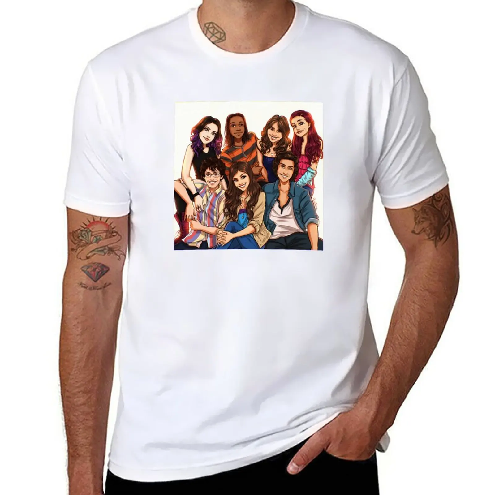 

Victorious Cast T-Shirt plain oversizeds slim fit t shirts for men