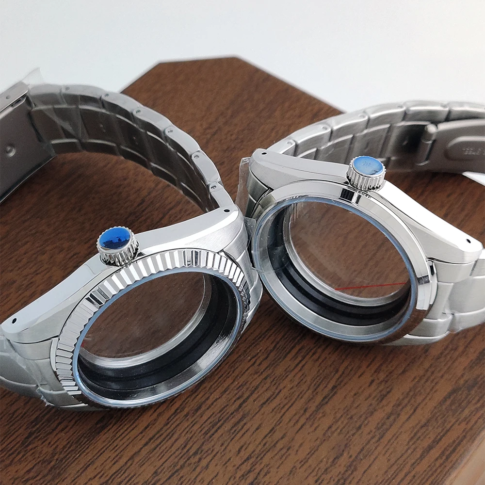 39MM Watch Case NH35 Stainless Steel Case Set Diving Case Suitable For NH35/NH36 Movement Watch Repair Accessories
