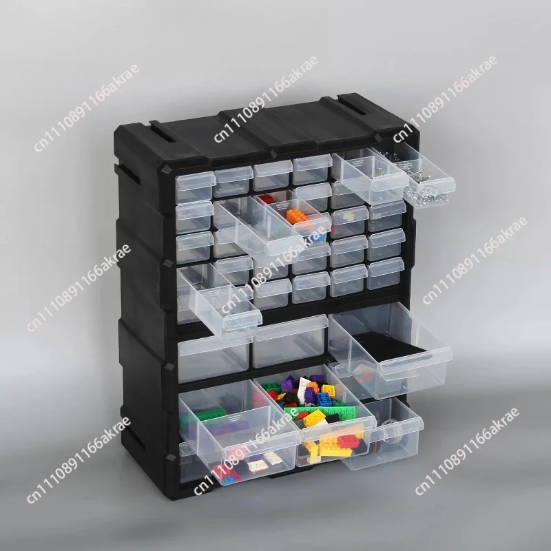 New-18-Drawer Plastic Drawer Storage Cabinet for Garage Organization, Bead Organizer, Building Bricks Storage, Teacher Toolbox,