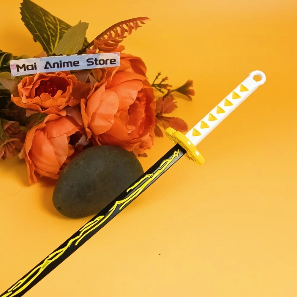 6inch Anime Katana Keychain Samurai Real Size Japanese Katana Sword Original Samurai Sword Metal Ninja Knife Unsharp Toy Gift