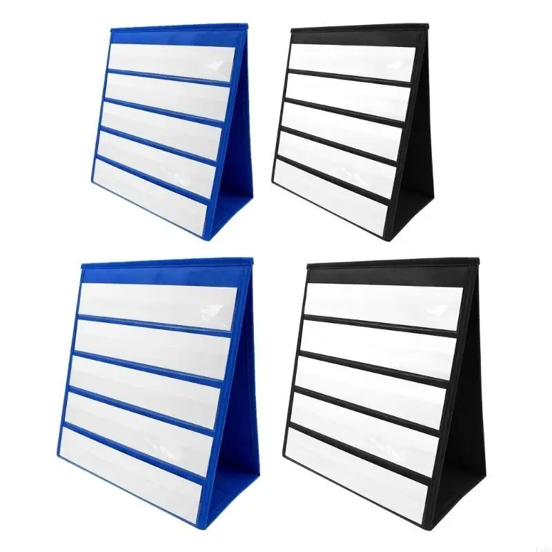 D5BB Double Pocket Biểu đồ Lều và thẻ trống Set Biểu đồ bỏ túi máy tính để bàn