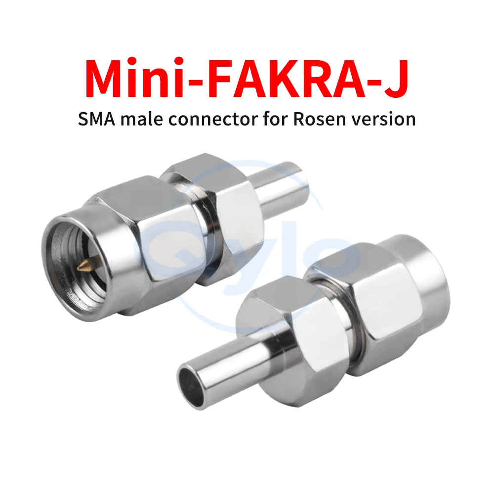 Microwave Test SMA Male to Rosen Mini FAKRA Female SMA-MINI FAKRA-JJ RF Connector (1 pcs)