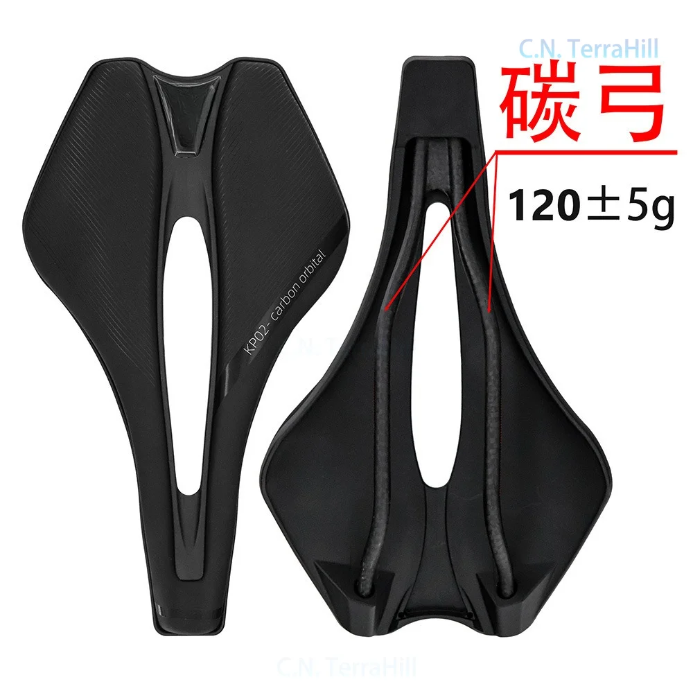 Mountain Bike Saddle Carbon Fiber Hollow Soft Seat Road Cycling Cushion Ultra Light Bicycle Seatpost