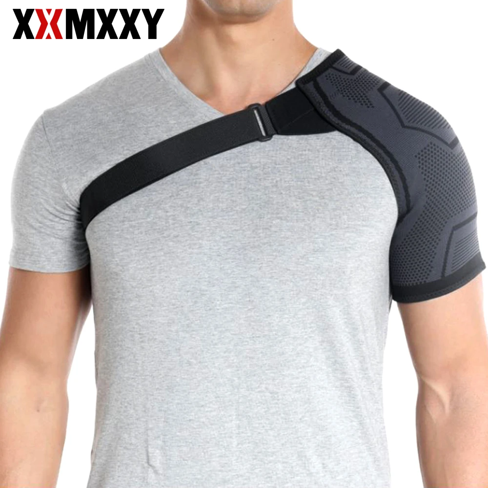 1PCS Universal Shoulder Support Brace with Detachable Arm Sling,Adjustable Fit for Left & Right Arm, Pain Relief for Men & Women