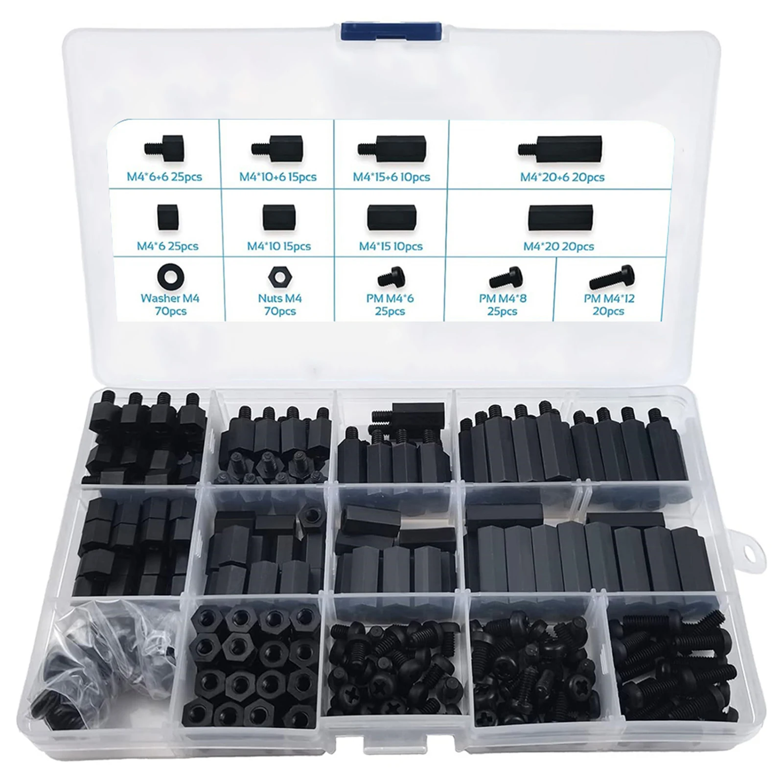 

Motherboard Standoffs And Screw Kits Nylon Hex Spacer Standoff Screw Nut Set Assortment Kit