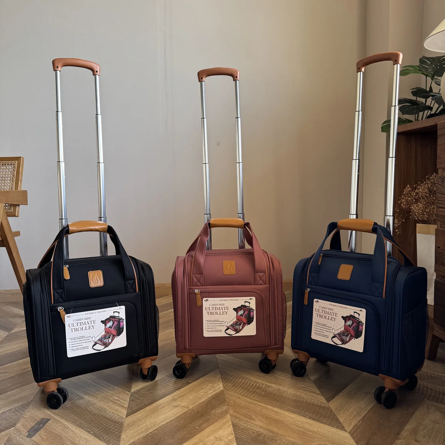 

16 inch ultra light and silent boarding luggage, universal wheels, computer luggage, waterproof travel suitcase