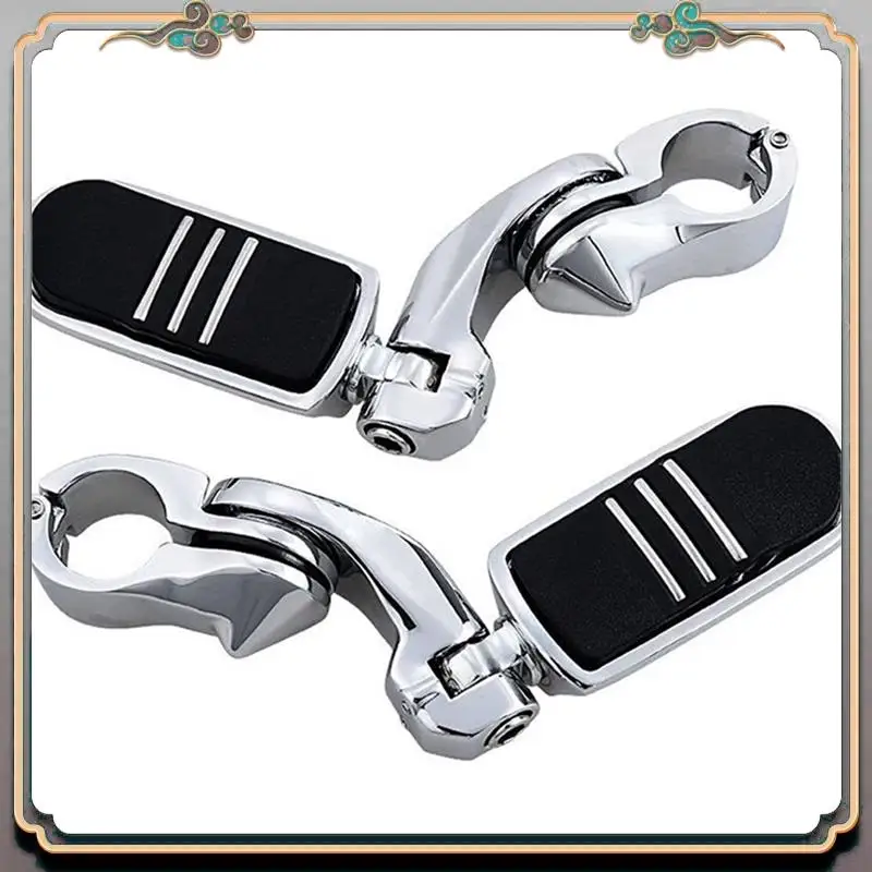 

A73Q-2 шт., комплект подножек для педалей мотоцикла, 1-1/4 дюйма, как показано на рисунке, металлические для Davidson Streamliner Touring Road Ride