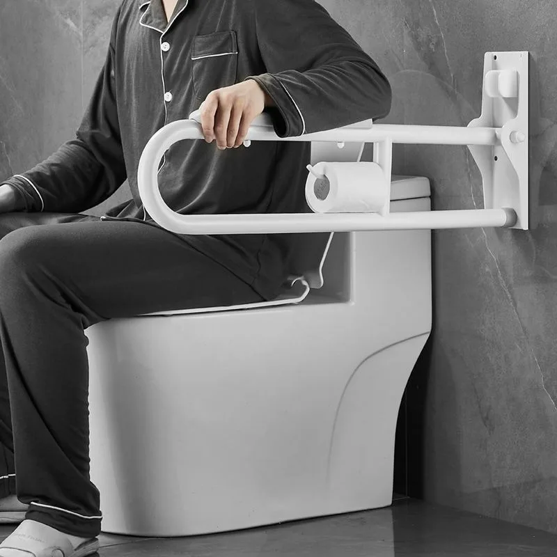 Bathroom Safety Folding Grab Bar for Elderly Disabled Toilet Support Rail Multifunction Anti Slip Handrail
