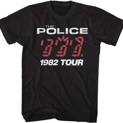 Tee The Police British Rock Band 1982 Ghost in The Machine Tour Album T-Shirt