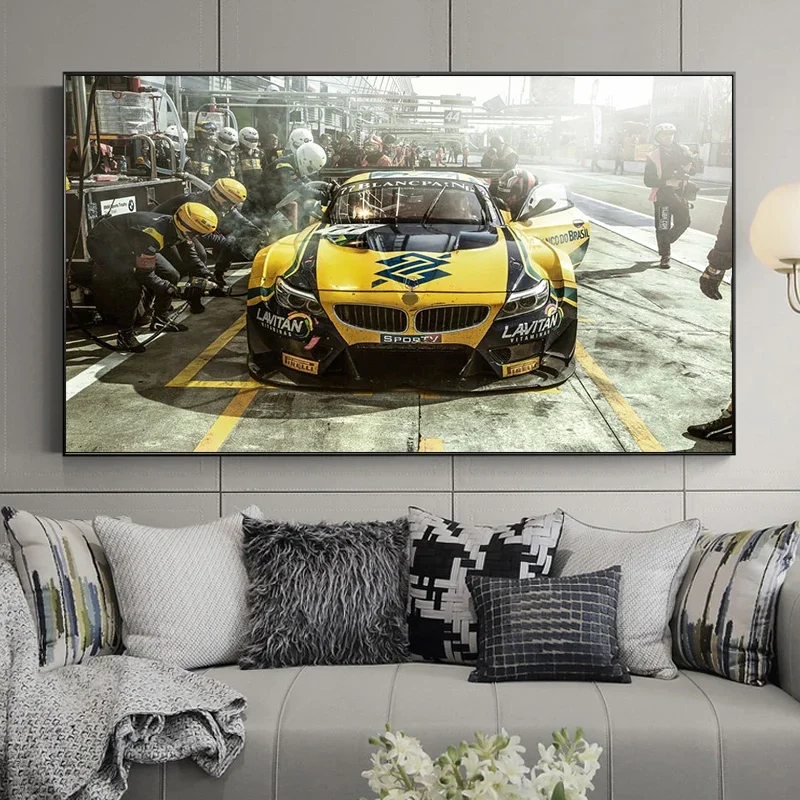 posteres-de-carro-vintage-amarelo-f1-arte-de-carro-esportivo-arte-de-parede-pintura-em-tela-para-decoracao-de-casa-e-sala-de-estar