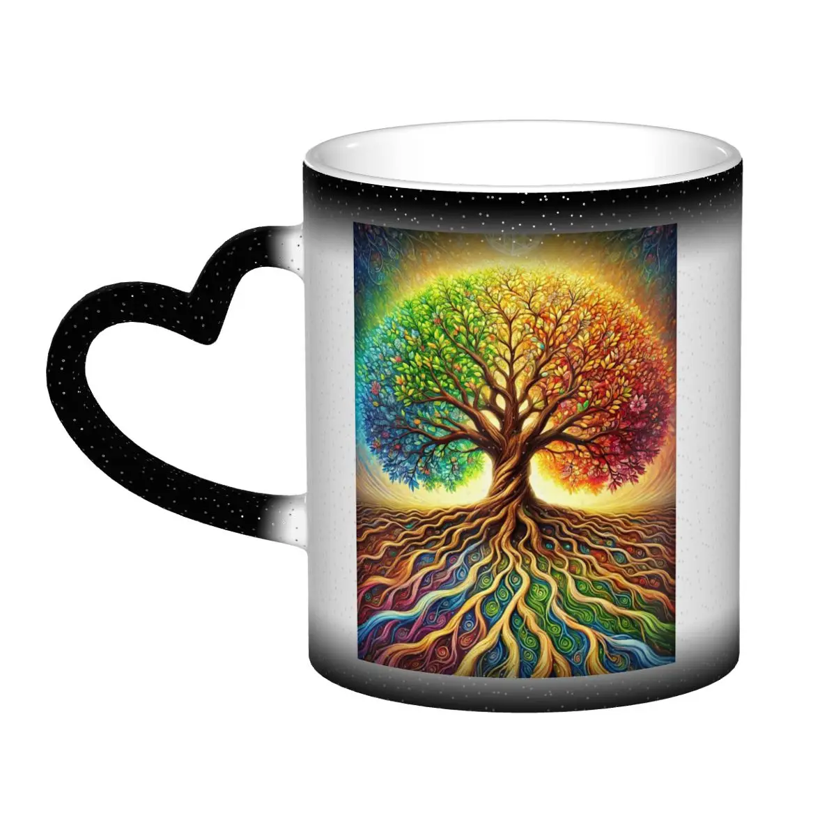 Tree Of Life Nature Viking Yggdrasil Norse Mug Funny Ceramic Coffee Cups Tea Mugs Milk Cup Drinkware Gift for Friends