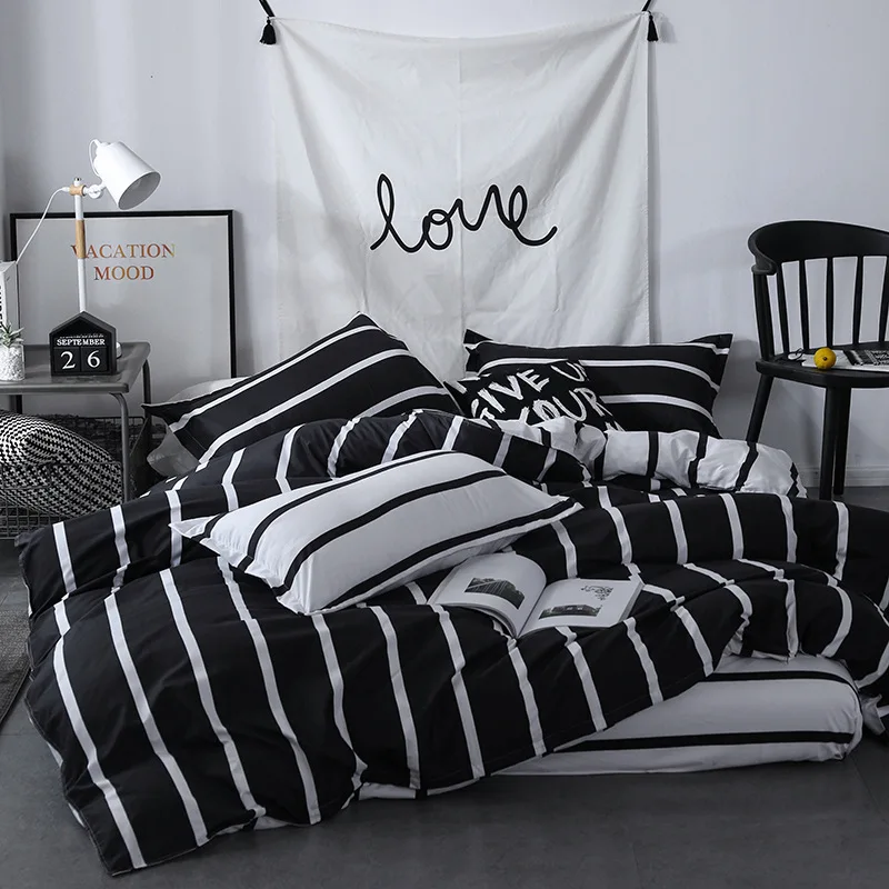 2/3pcs Duvet Cover Bedding Set,For Queen Size Double Bed Comforter Quilt Cover Arranged Microfiber Bedding Linen Sheets Sets