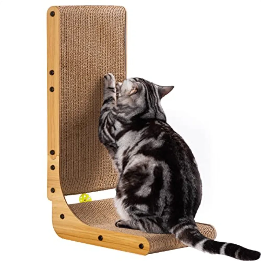 gratte-chat-en-forme-de-l-268-pouces-pour-chats-d'interieur-protection-des-meubles-tapis-a-gratter-en-carton-pour-chat
