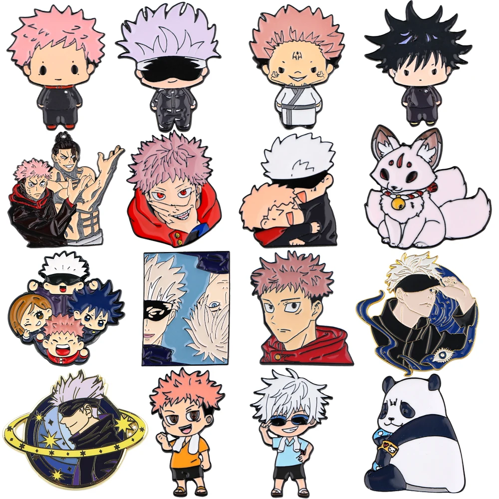 Japanese Anime Lapel Pins for Backpack Enamel Pin Women's Brooches Badges on Clothes Jewelry Accessories