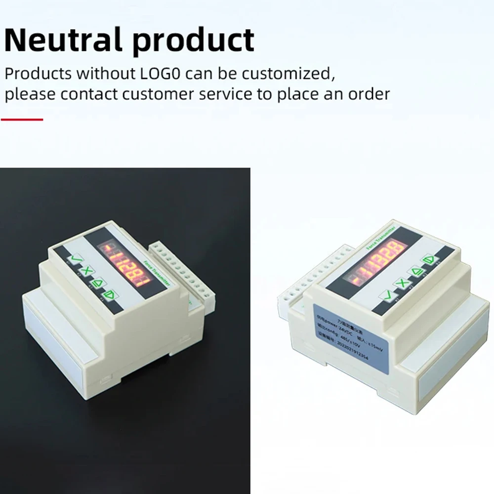 Industrial Load Cell Indicator Transmitter 4CH RS485 0-10V 4-20mA High Precision Digital Force Gauge for Automatic Tester