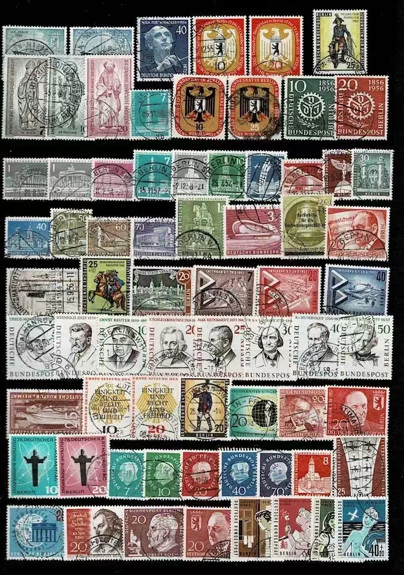 100/300/500 قطعة من طوابع البر - مراجعة Collectible Vintage Postage Stamps وسعره
