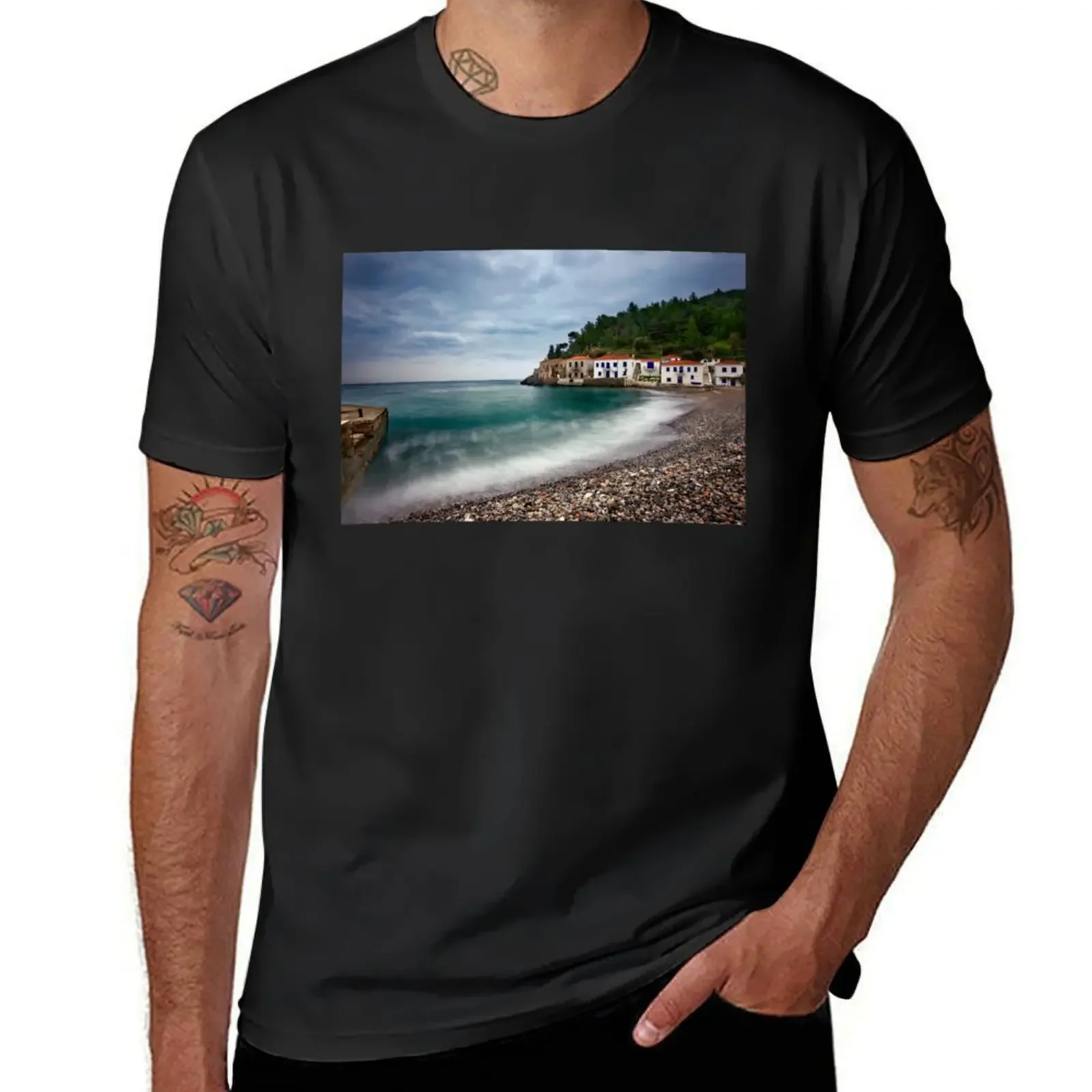 Kyparissi village - Lakonia, Peloponnese T-Shirt essential t shirt shirts graphic tee boys animal print compression shirt men