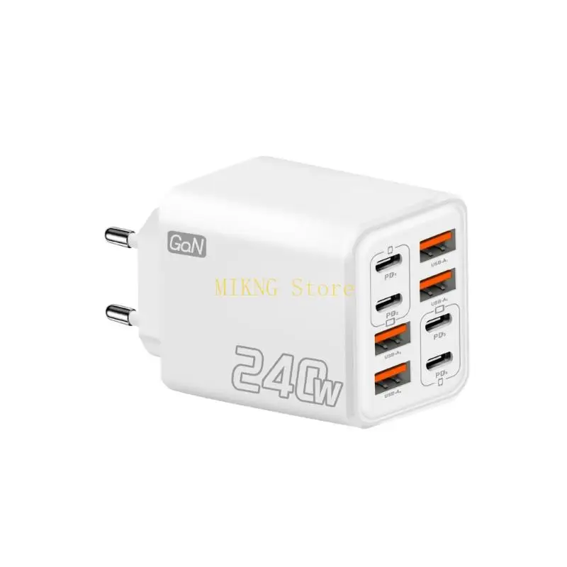 Fast PD240W 8 Port Technology Safe Charging For Phones Tablets And More Best Sale