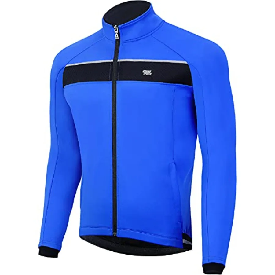

Souke Sports Men's Winter Cycling Jacket Windproof Water Resistant Thermal Windbreaker