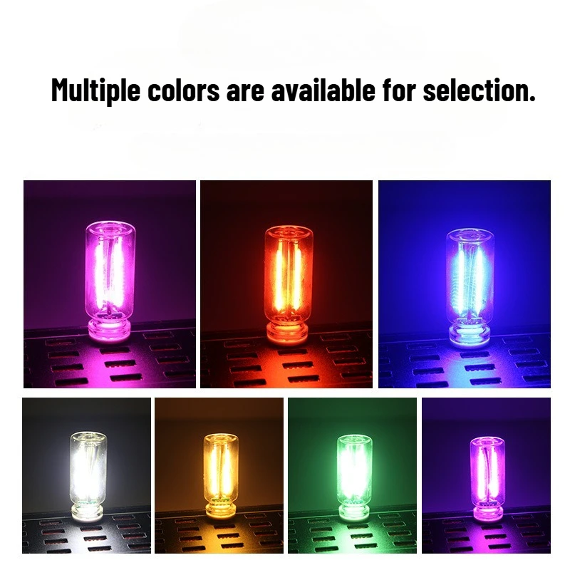 1Pc Vintage Bottle Car USB Night Light - Touch Control LED Ambient Lamp for Bedside & Car