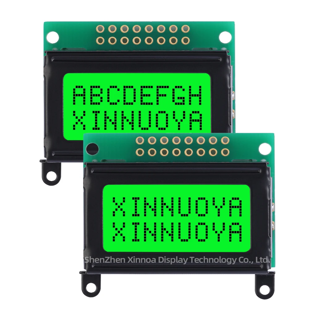 8x2 LCD module 0802 character display screen with yellow green positive display/yellow green Arduino factory direct sales