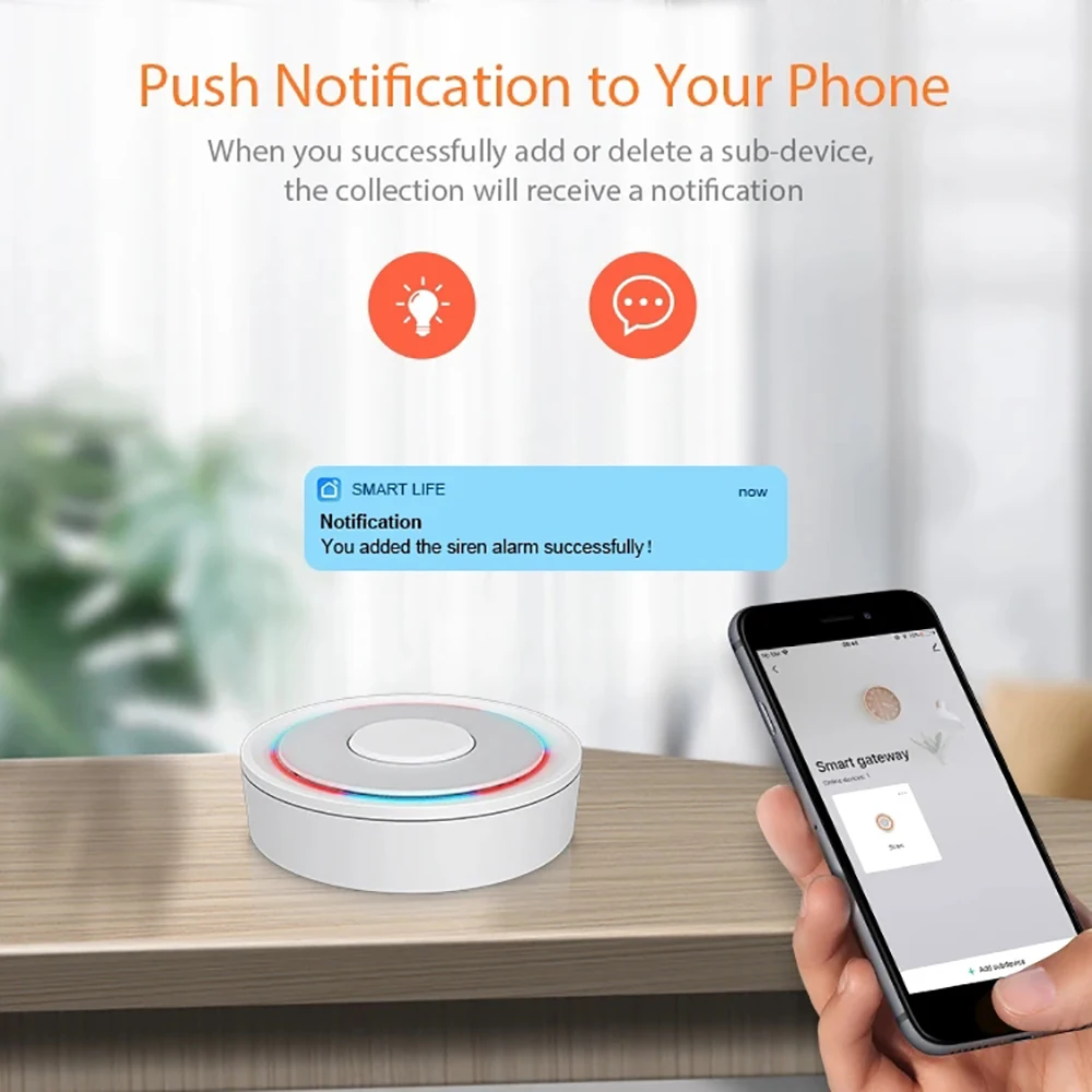 2 in 1 HomeKit Tuya Wire ZigBee Gateway Hub Smart Home Bridge Remote Control Works with Apple HomeKit Or Tuya Smart APP