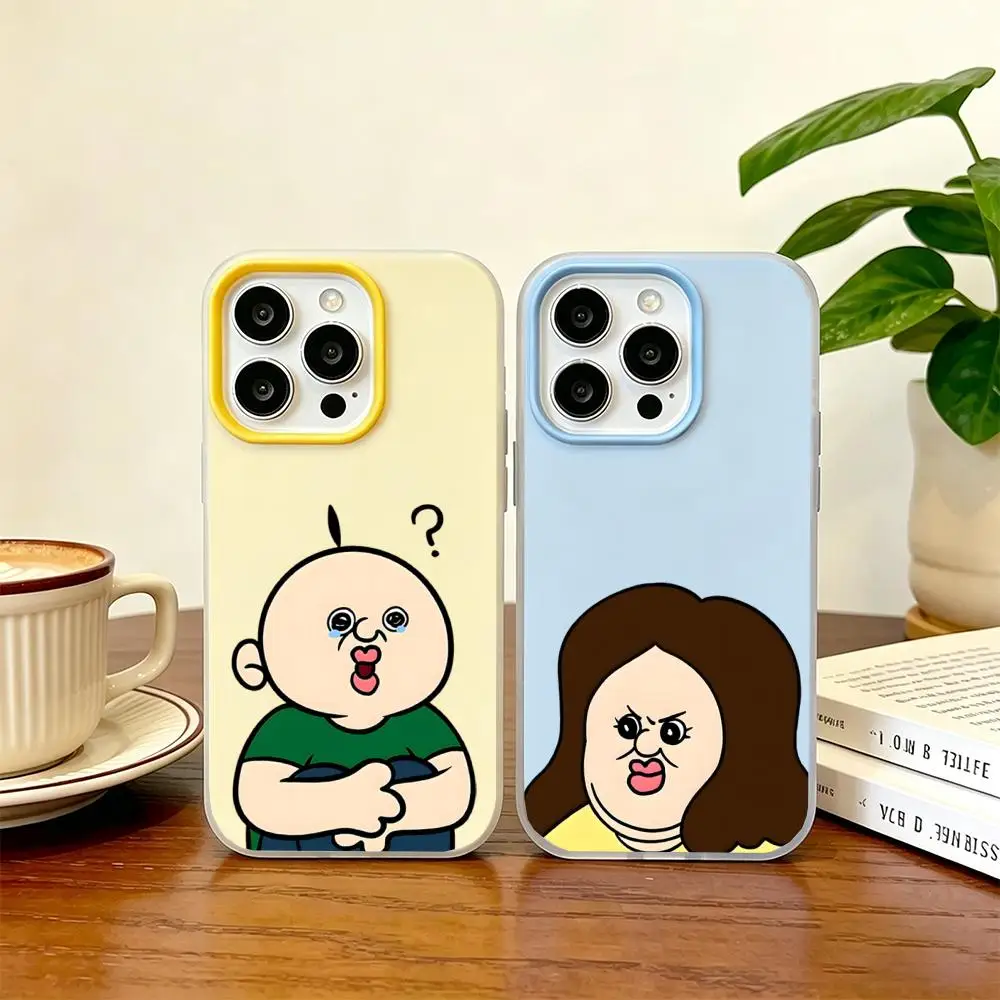 Funda para Teléfono 2 en 1, Personalizada y Suave, para iPhone 17, 16 Pro Max, 15, 14 Plus, 13, 12, 11, XS, XR, 16E, 17 Air, B-Bangbang y OkjiS