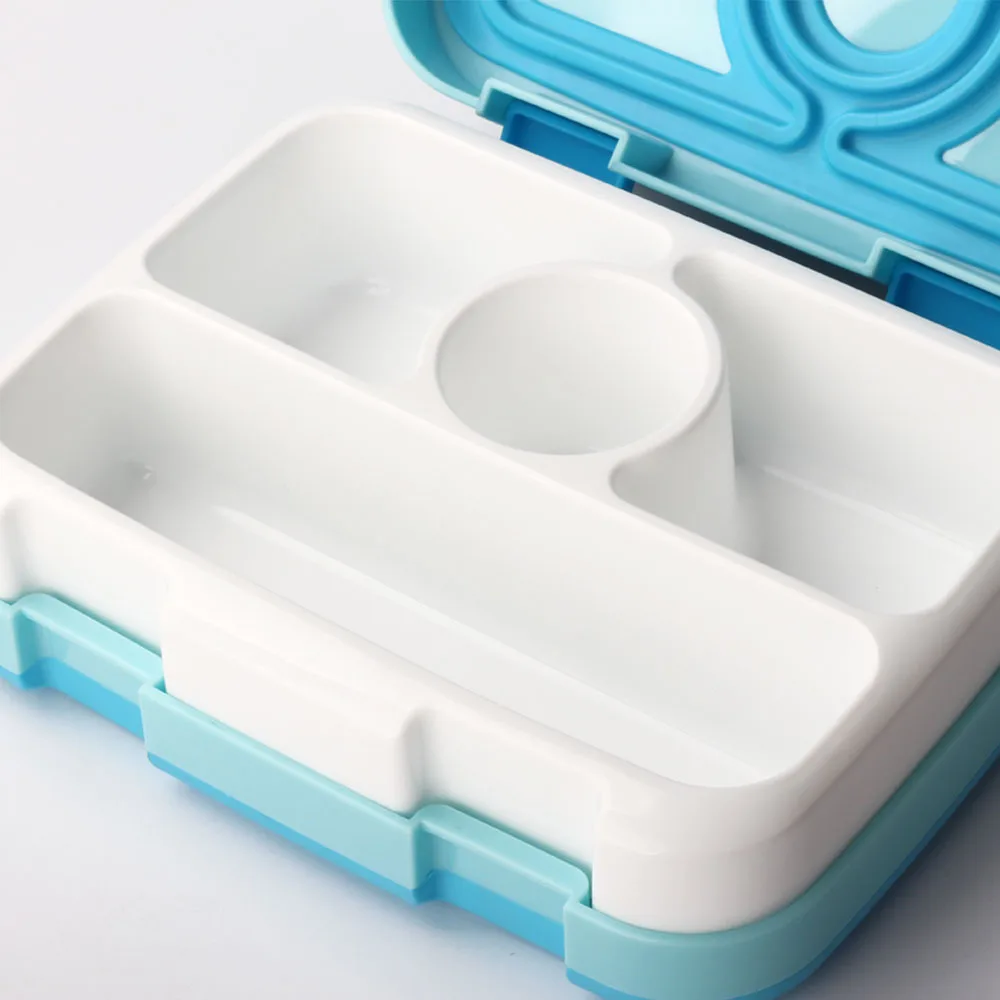 800ml Multifunctional Leak-Proof Bento Box with Compartments PP Picnic Fruit Lunch Box Container for Office School Food Box