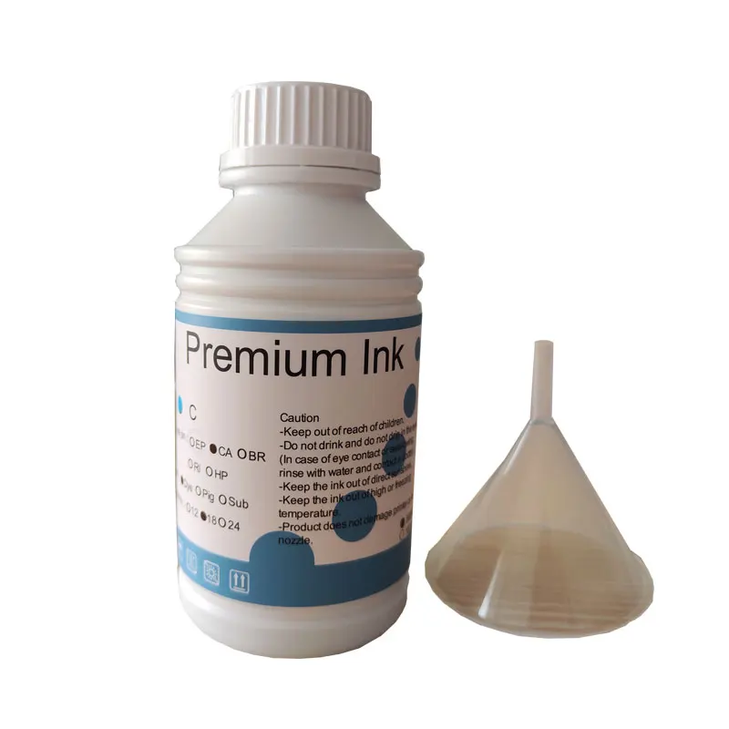 500ML Dye Ink For Canon PFI-102 Refill For IPF500 IPF510 IPF600 IPF605 IPF610 IPF700 IPF710 ipf720 ipf750 ipf755 Printer